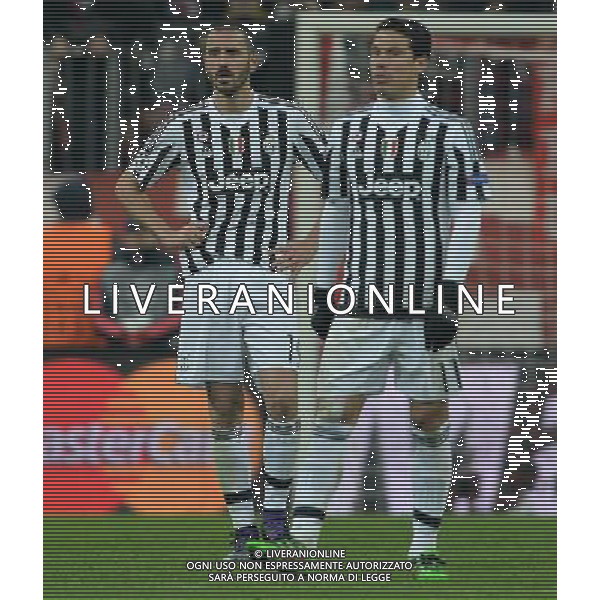 UEFA Champions League 2015/2016 Ottavi di Finale Ritorno Monaco di Baviera (Germania) - 16.03.2016 Bayern Monaco-Juventus Nella Foto:delusione bonucci e hernanes /Ph.Vitez-Ag. Aldo Liverani