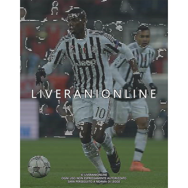 UEFA Champions League 2015/2016 Ottavi di Finale Ritorno Monaco di Baviera (Germania) - 16.03.2016 Bayern Monaco-Juventus Nella Foto:Paul Pogba /Ph.Vitez-Ag. Aldo Liverani