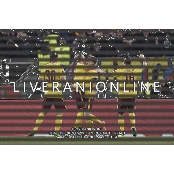UEFA Europa League 2015-2016 ottavi ritorno - Roma - 17.03.2016 - Stadio Olimpico - Lazio vs Sparta Praga - nella foto: esultanza dopo il gol di Dockal /Ph. Corradetti - Ag. Aldo Liverani Sas / AGENZIA ALDO LIVERANI SAS