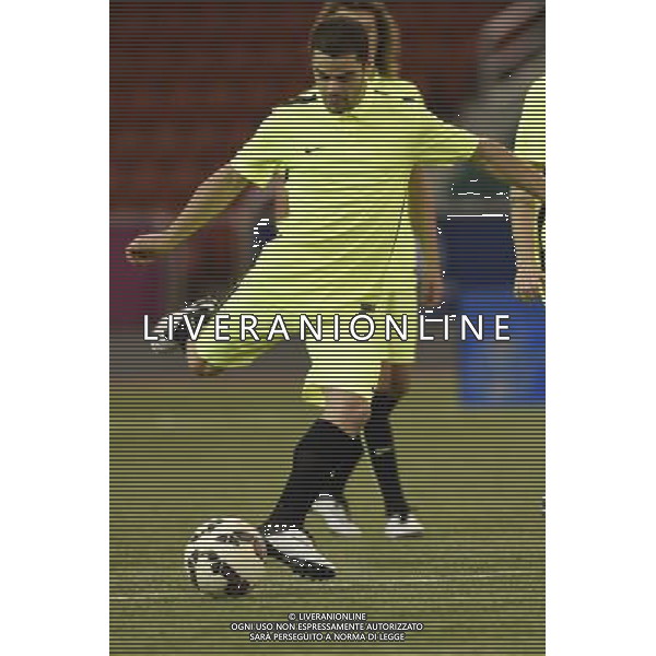 17.03.2016. Losail, Qatar. Pre-Event. Partita di calcio tra la VR46 riders accademy ecapitanata da Rossi e la Aspire accademy capeggiata da Xavi Hernandez. Â© Piazzola / AGENZIA ALDO LIVERANI SAS