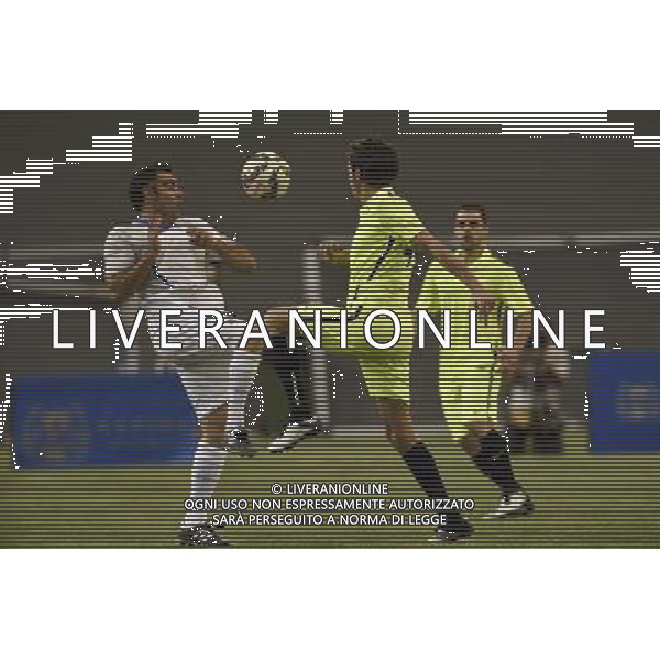 17.03.2016. Losail, Qatar. Pre-Event. Partita di calcio tra la VR46 riders accademy ecapitanata da Rossi e la Aspire accademy capeggiata da Xavi Hernandez. Â© Piazzola / AGENZIA ALDO LIVERANI SAS