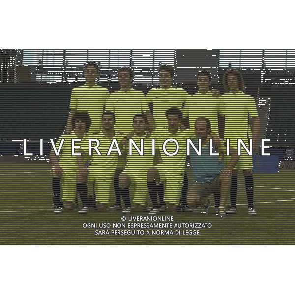 17.03.2016. Losail, Qatar. Pre-Event. Partita di calcio tra la VR46 riders accademy ecapitanata da Rossi e la Aspire accademy capeggiata da Xavi Hernandez. Â© Piazzola / AGENZIA ALDO LIVERANI SAS