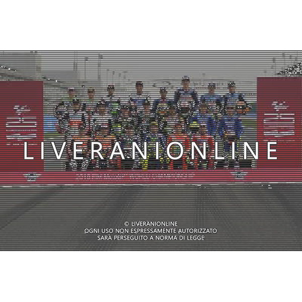 17.03.2016. Losail Qatar.Moto GP foto di gruppo piloti. Â© Piazzola / AGENZIA ALDO LIVERANI SAS