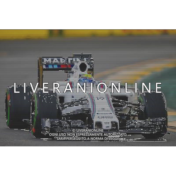 Felipe Massa (BRA) Williams FW38. 18.03.2016. Formula 1 World Championship, Rd 1, Australian Grand Prix, Albert Park, Melbourne, Australia, Practice Day. - www.xpbimages.com, EMail: requests@xpbimages.com - copy of publication required for printed pictures. Every used picture is fee-liable. © Copyright: Moore / XPB Images /Agenzia Aldo Liverani s.a.s./ONLY ITALY-EDITORIAL USE ONLY