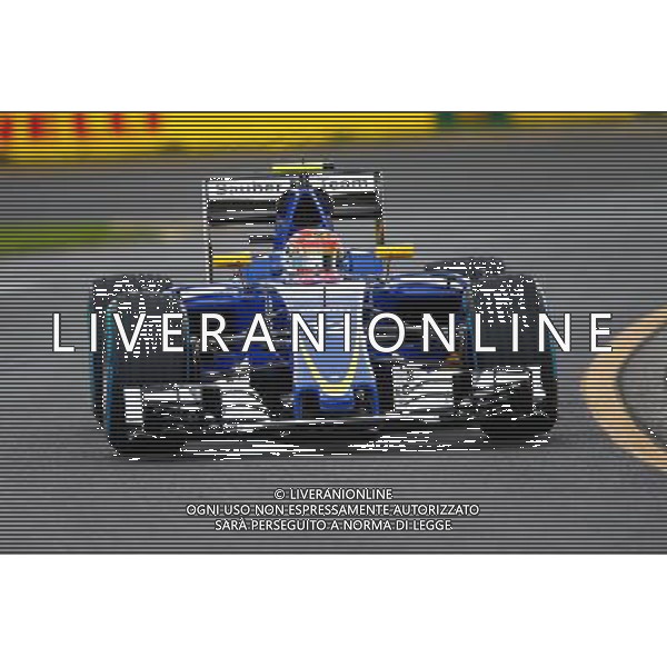 Felipe Nasr (BRA) Sauber C35. 18.03.2016. Formula 1 World Championship, Rd 1, Australian Grand Prix, Albert Park, Melbourne, Australia, Practice Day. - www.xpbimages.com, EMail: requests@xpbimages.com - copy of publication required for printed pictures. Every used picture is fee-liable. © Copyright: Moore / XPB Images /Agenzia Aldo Liverani s.a.s./ONLY ITALY-EDITORIAL USE ONLY