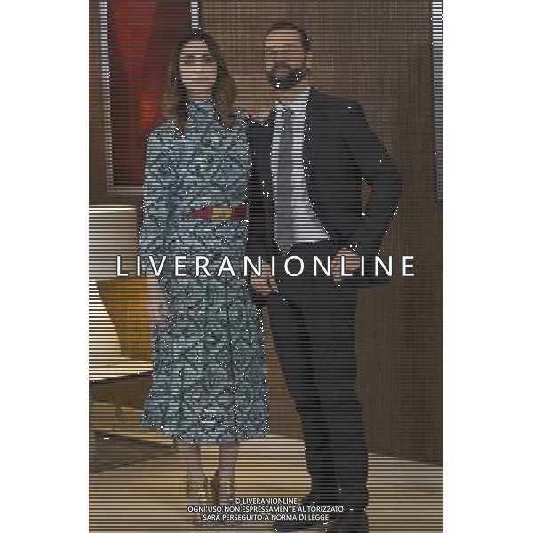 Photocall del film \' Un paese quasi perfetto \' Roma - 18.03.2016 - nella foto: Miriam Leone e Fabio Volo / Ph. Corradetti - Ag. Aldo Liverani Sas