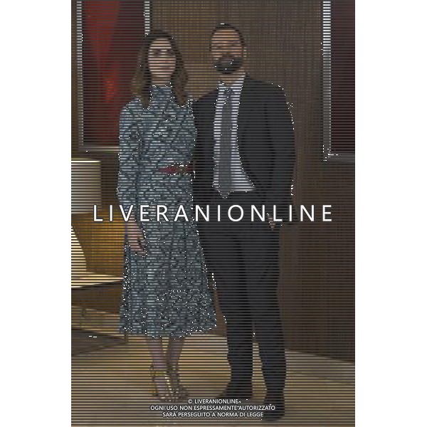 Photocall del film \' Un paese quasi perfetto \' Roma - 18.03.2016 - nella foto: Miriam Leone e Fabio Volo / Ph. Corradetti - Ag. Aldo Liverani Sas