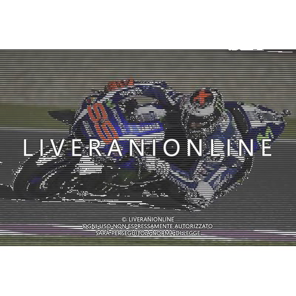 18.03.2016.Losail, Qatar. Motogp.Jorge Lorenzo (Movistar Yamaha) durante le libere del terzo turno. /Agenzia Aldo Liverani s.a.s.