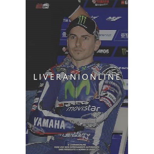 18.03.2016.Losail, Qatar. Motogp.Jorge Lorenzo (Movistar Yamaha) durante le libere del terzo turno. /Agenzia Aldo Liverani s.a.s.