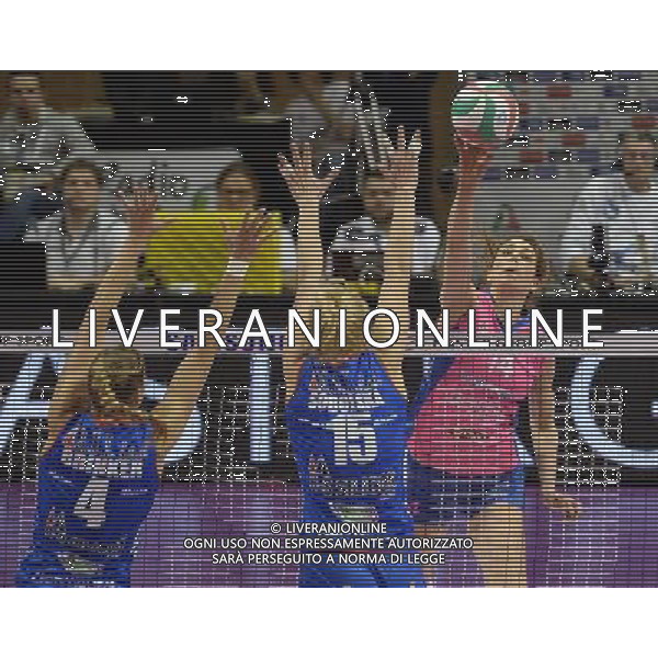 Lega Pallavolo Serie A Femminile-Finali Coppa Italia 2016-Semifinale Ravenna - 19.03.2016 Metalleghe Sanitars Montichiari-Nordmeccanica Piacenza Nella Foto:Meijners Floortje /Ph.Vitez-Ag. Aldo Liverani