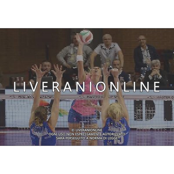 Lega Pallavolo Serie A Femminile-Finali Coppa Italia 2016-Semifinale Ravenna - 19.03.2016 Metalleghe Sanitars Montichiari-Nordmeccanica Piacenza Nella Foto:Sorokaite Indre /Ph.Vitez-Ag. Aldo Liverani