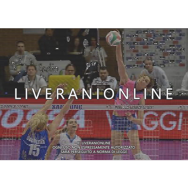 Lega Pallavolo Serie A Femminile-Finali Coppa Italia 2016-Semifinale Ravenna - 19.03.2016 Metalleghe Sanitars Montichiari-Nordmeccanica Piacenza Nella Foto:Meijners Floortje /Ph.Vitez-Ag. Aldo Liverani