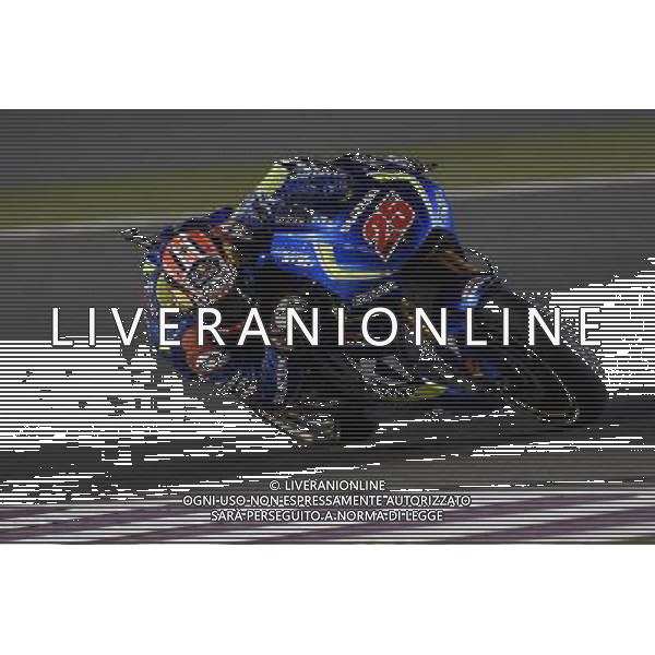 19.03.2016. Losial,Qatar. Motogp qualifiche.Maverick Vinales (Suzuki Ecstar) durante le qualifiche.© G.Piazzolla /Agenzia Aldo Liverani s.a.s.