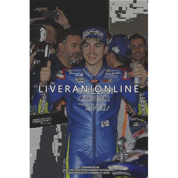 19.03.2016. Losial,Qatar. Motogp qualifiche.Maverick Vinales (Suzuki Ecstar) durante le qualifiche.© G.Piazzolla /Agenzia Aldo Liverani s.a.s.