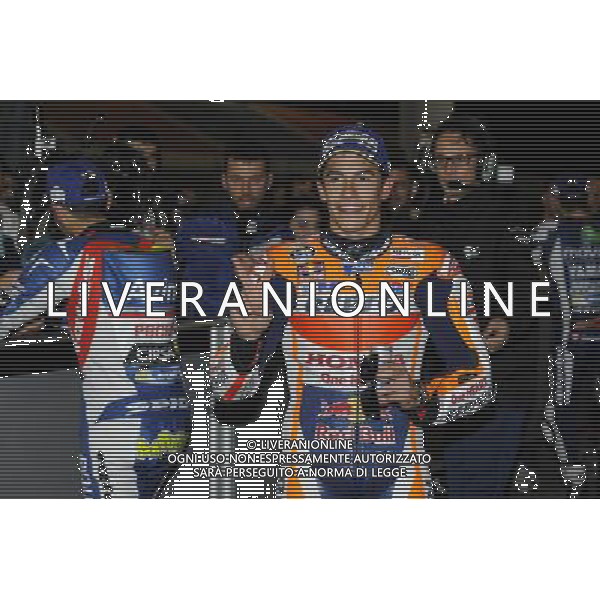 19.03.2016. Losial,Qatar. Motogp qualifiche.Marc Marquez(Repsol Honda) durante le qualifiche.© G.Piazzolla /Agenzia Aldo Liverani s.a.s.