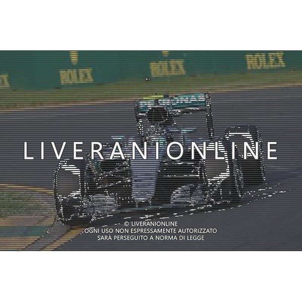 Nico Rosberg (GER) Mercedes AMG F1 W07 Hybrid. 20.03.2016. Formula 1 World Championship, Rd 1, Australian Grand Prix, Albert Park, Melbourne, Australia, Race Day. - www.xpbimages.com, EMail: requests@xpbimages.com - copy of publication required for printed pictures. Every used picture is fee-liable. Â© Copyright: Moy / XPB Images/Agenzia Aldo Liverani s.a.s./ONLY ITALY/EDITORIAL USE ONLY