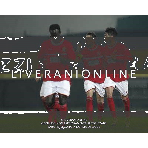 SANTARCANGELO vs ANCONA, Campionato di Calcio Lega Pro, Girone B, 27Âª giornata, 19/03/2016. nella foto: IL CAPITANO, LORENZO PAOLI, ESULTA PER LA VITTORIA, Â©Claudio Zamagni/ Agenzia Aldo Liverani s.a.s.