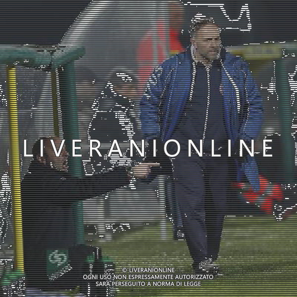 SANTARCANGELO vs ANCONA, Campionato di Calcio Lega Pro, Girone B, 27Âª giornata, 19/03/2016. nella foto: L\'ALLENATORE GIOVANNI CORNACCHINI, Â©Claudio Zamagni/ Agenzia Aldo Liverani s.a.s.