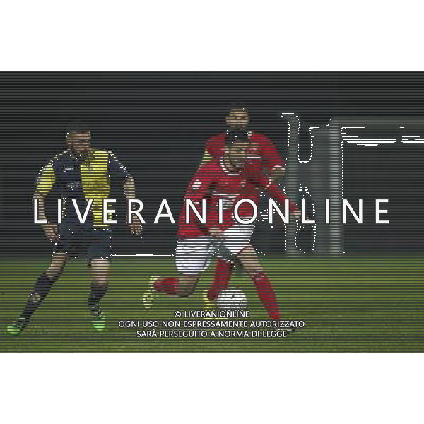 SANTARCANGELO vs ANCONA, Campionato di Calcio Lega Pro, Girone B, 27Âª giornata, 19/03/2016. nella foto: DANIELE PEDRELLI, Â©Claudio Zamagni/ Agenzia Aldo Liverani s.a.s.