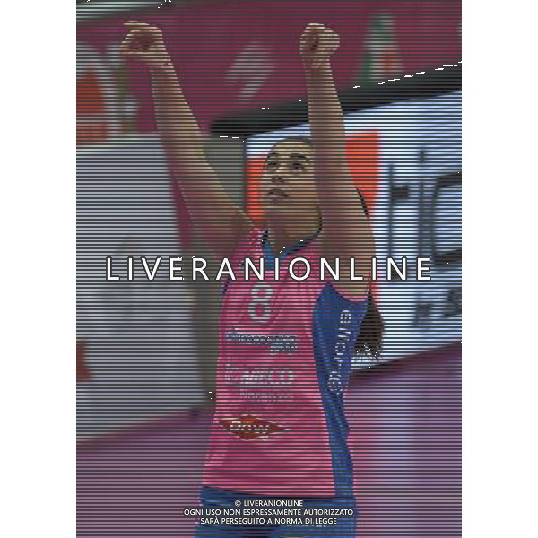 Lega Pallavolo Serie A Femminile-Finali Coppa Italia 2016-Semifinale Ravenna - 19.03.2016 Metalleghe Sanitars Montichiari-Nordmeccanica Piacenza Nella Foto:Marika Bianchini /Ph.Vitez-Ag. Aldo Liverani