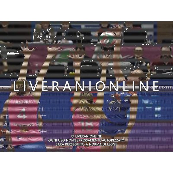 Lega Pallavolo Serie A Femminile-Finali Coppa Italia 2016-Semifinale Ravenna - 19.03.2016 Metalleghe Sanitars Montichiari-Nordmeccanica Piacenza Nella Foto:Maren Brinker /Ph.Vitez-Ag. Aldo Liverani