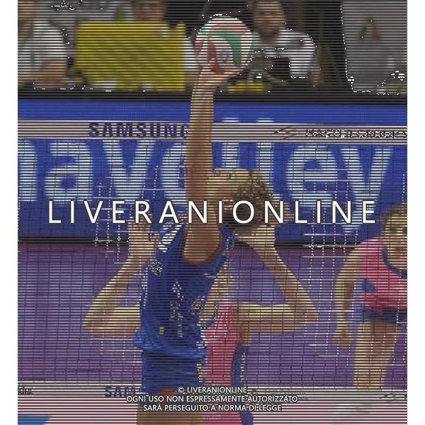 Lega Pallavolo Serie A Femminile-Finali Coppa Italia 2016-Semifinale Ravenna - 19.03.2016 Metalleghe Sanitars Montichiari-Nordmeccanica Piacenza Nella Foto:Ludovica Dalia /Ph.Vitez-Ag. Aldo Liverani