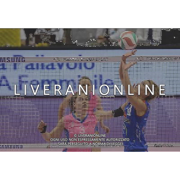 Lega Pallavolo Serie A Femminile-Finali Coppa Italia 2016-Semifinale Ravenna - 19.03.2016 Metalleghe Sanitars Montichiari-Nordmeccanica Piacenza Nella Foto:Ludovica Dalia /Ph.Vitez-Ag. Aldo Liverani