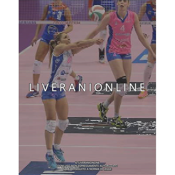 Lega Pallavolo Serie A Femminile-Finali Coppa Italia 2016-Semifinale Ravenna - 19.03.2016 Metalleghe Sanitars Montichiari-Nordmeccanica Piacenza Nella Foto:Giulia Leonardi /Ph.Vitez-Ag. Aldo Liverani