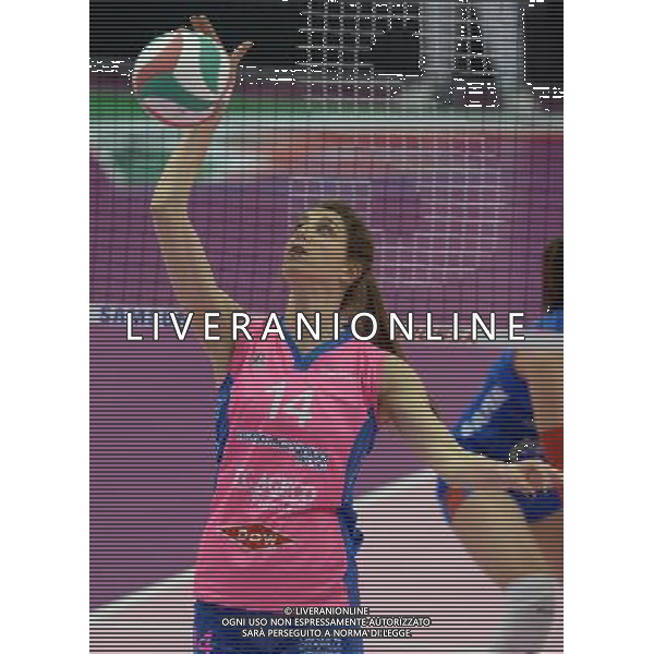 Lega Pallavolo Serie A Femminile-Finali Coppa Italia 2016-Semifinale Ravenna - 19.03.2016 Metalleghe Sanitars Montichiari-Nordmeccanica Piacenza Nella Foto:Floortje Meijners /Ph.Vitez-Ag. Aldo Liverani