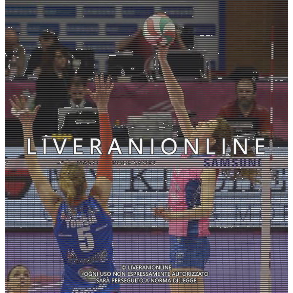Lega Pallavolo Serie A Femminile-Finali Coppa Italia 2016-Semifinale Ravenna - 19.03.2016 Metalleghe Sanitars Montichiari-Nordmeccanica Piacenza Nella Foto:Floortje Meijners /Ph.Vitez-Ag. Aldo Liverani