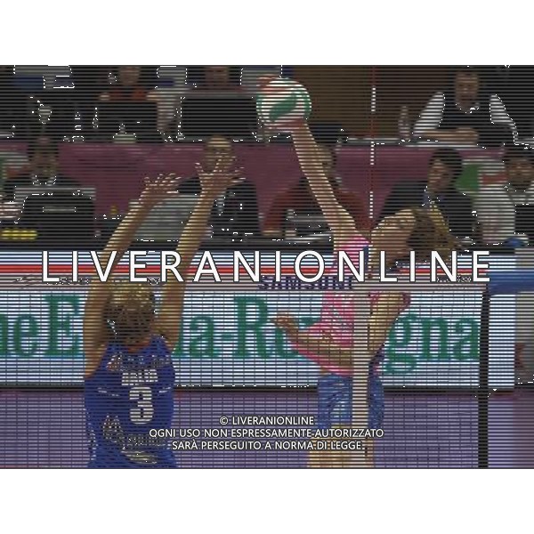 Lega Pallavolo Serie A Femminile-Finali Coppa Italia 2016-Semifinale Ravenna - 19.03.2016 Metalleghe Sanitars Montichiari-Nordmeccanica Piacenza Nella Foto:Floortje Meijners /Ph.Vitez-Ag. Aldo Liverani