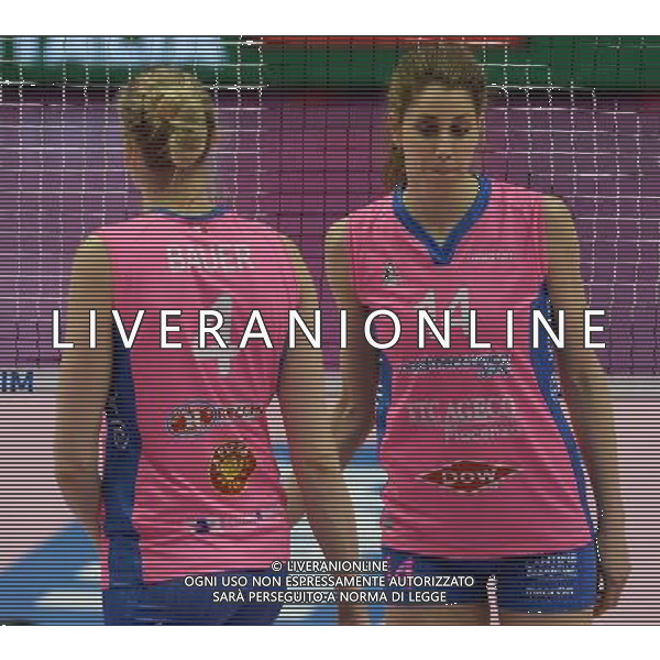 Lega Pallavolo Serie A Femminile-Finali Coppa Italia 2016-Semifinale Ravenna - 19.03.2016 Metalleghe Sanitars Montichiari-Nordmeccanica Piacenza Nella Foto:Floortje Meijners-Christina Bauer /Ph.Vitez-Ag. Aldo Liverani