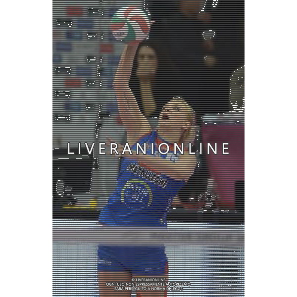 Lega Pallavolo Serie A Femminile-Finali Coppa Italia 2016-Semifinale Ravenna - 19.03.2016 Metalleghe Sanitars Montichiari-Nordmeccanica Piacenza Nella Foto:Dominika Sobolska /Ph.Vitez-Ag. Aldo Liverani