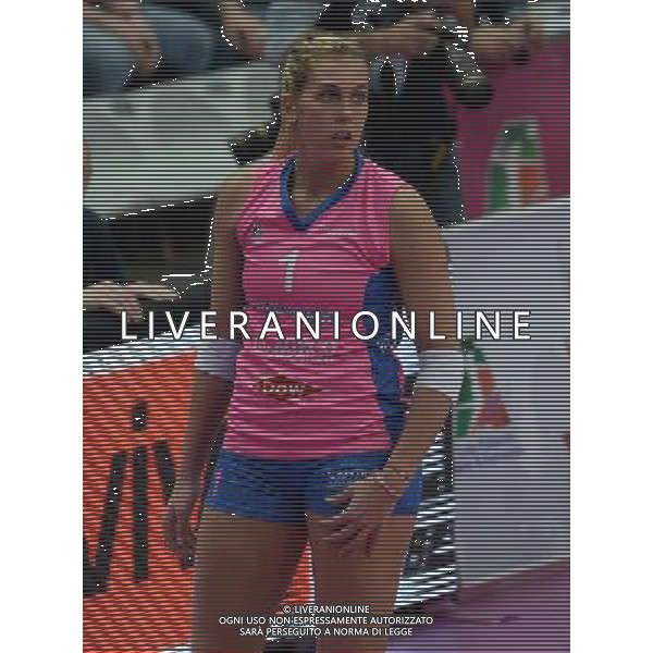 Lega Pallavolo Serie A Femminile-Finali Coppa Italia 2016-Semifinale Ravenna - 19.03.2016 Metalleghe Sanitars Montichiari-Nordmeccanica Piacenza Nella Foto:Indre Sorokaite /Ph.Vitez-Ag. Aldo Liverani