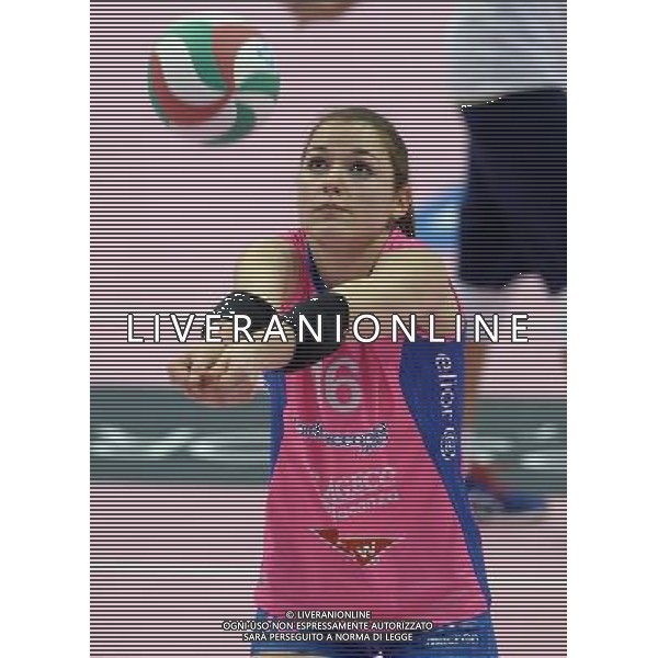 Lega Pallavolo Serie A Femminile-Finali Coppa Italia 2016-Semifinale Ravenna - 19.03.2016 Metalleghe Sanitars Montichiari-Nordmeccanica Piacenza Nella Foto:Veronica Taborelli /Ph.Vitez-Ag. Aldo Liverani