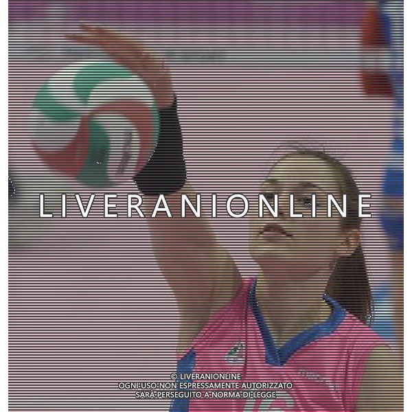 Lega Pallavolo Serie A Femminile-Finali Coppa Italia 2016-Semifinale Ravenna - 19.03.2016 Metalleghe Sanitars Montichiari-Nordmeccanica Piacenza Nella Foto:Veronica Taborelli /Ph.Vitez-Ag. Aldo Liverani