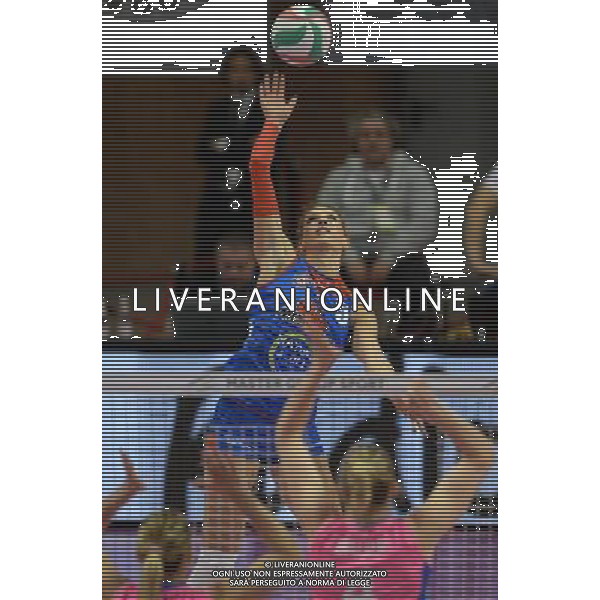 Lega Pallavolo Serie A Femminile-Finali Coppa Italia 2016-Semifinale Ravenna - 19.03.2016 Metalleghe Sanitars Montichiari-Nordmeccanica Piacenza Nella Foto:Berenika Tomsia /Ph.Vitez-Ag. Aldo Liverani