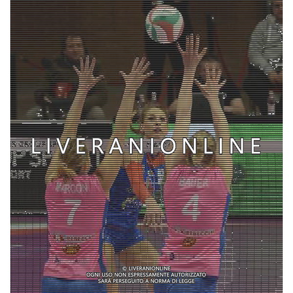 Lega Pallavolo Serie A Femminile-Finali Coppa Italia 2016-Semifinale Ravenna - 19.03.2016 Metalleghe Sanitars Montichiari-Nordmeccanica Piacenza Nella Foto:Berenika Tomsia /Ph.Vitez-Ag. Aldo Liverani