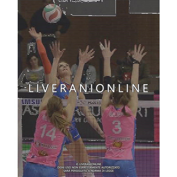 Lega Pallavolo Serie A Femminile-Finali Coppa Italia 2016-Semifinale Ravenna - 19.03.2016 Metalleghe Sanitars Montichiari-Nordmeccanica Piacenza Nella Foto:Berenika Tomsia /Ph.Vitez-Ag. Aldo Liverani