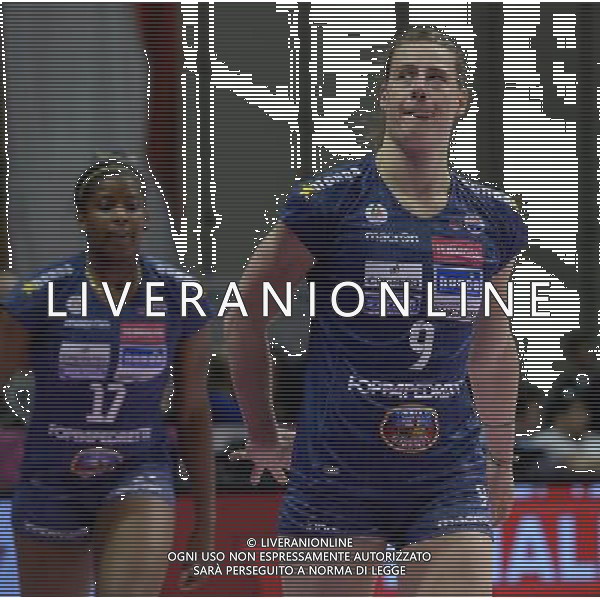 Lega Pallavolo Serie A Femminile-Finali Coppa Italia 2016-Semifinale Ravenna - 19.03.2016 Pomi\' Casalmaggiore-Foppapedretti Bergamo Nella Foto:Freya Aelbrecht /Ph.Vitez-Ag. Aldo Liverani