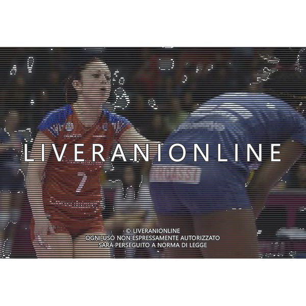 Lega Pallavolo Serie A Femminile-Finali Coppa Italia 2016-Semifinale Ravenna - 19.03.2016 Pomi\' Casalmaggiore-Foppapedretti Bergamo Nella Foto:Paola Cardullo /Ph.Vitez-Ag. Aldo Liverani