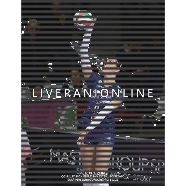 Lega Pallavolo Serie A Femminile-Finali Coppa Italia 2016-Semifinale Ravenna - 19.03.2016 Pomi\' Casalmaggiore-Foppapedretti Bergamo Nella Foto:Alessia Gennari /Ph.Vitez-Ag. Aldo Liverani