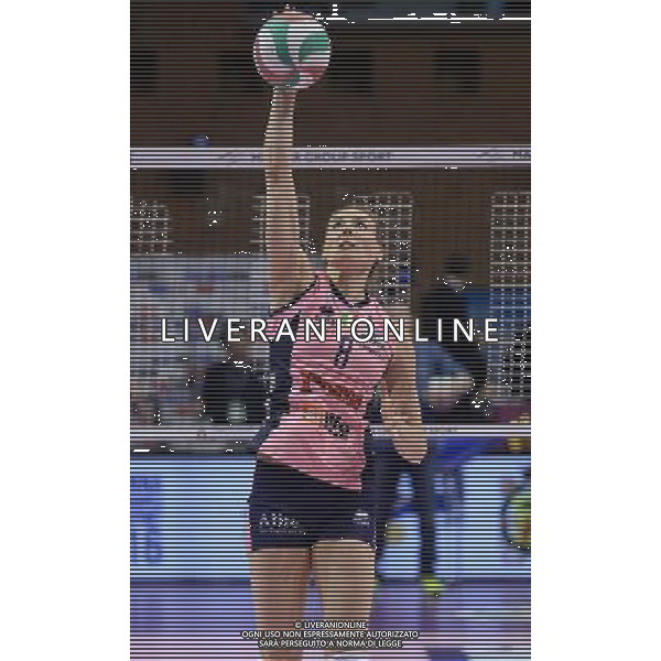 Lega Pallavolo Serie A Femminile-Finali Coppa Italia 2016-Semifinale Ravenna - 19.03.2016 Pomi\' Casalmaggiore-Foppapedretti Bergamo Nella Foto:Lauren Gibbemeyer /Ph.Vitez-Ag. Aldo Liverani