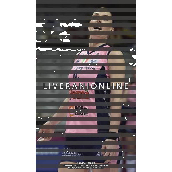 Lega Pallavolo Serie A Femminile-Finali Coppa Italia 2016-Semifinale Ravenna - 19.03.2016 Pomi\' Casalmaggiore-Foppapedretti Bergamo Nella Foto:Francesca Piccinini /Ph.Vitez-Ag. Aldo Liverani
