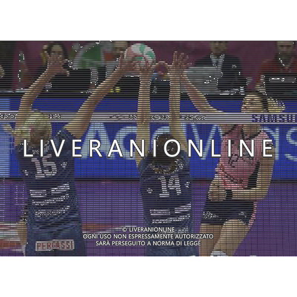 Lega Pallavolo Serie A Femminile-Finali Coppa Italia 2016-Semifinale Ravenna - 19.03.2016 Pomi\' Casalmaggiore-Foppapedretti Bergamo Nella Foto:Francesca Piccinini /Ph.Vitez-Ag. Aldo Liverani