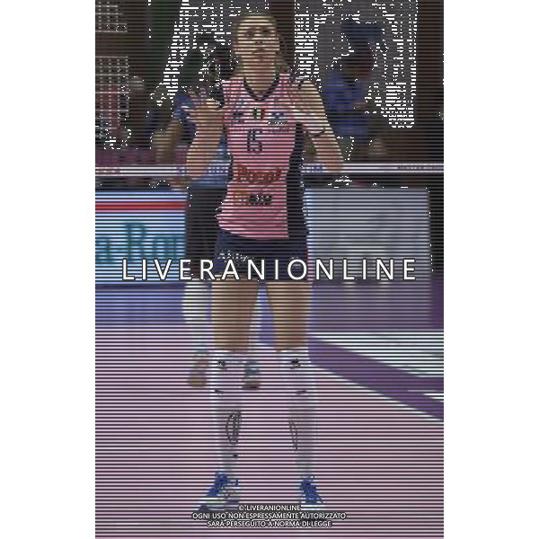 Lega Pallavolo Serie A Femminile-Finali Coppa Italia 2016-Semifinale Ravenna - 19.03.2016 Pomi\' Casalmaggiore-Foppapedretti Bergamo Nella Foto:Jovana Stevanovic /Ph.Vitez-Ag. Aldo Liverani