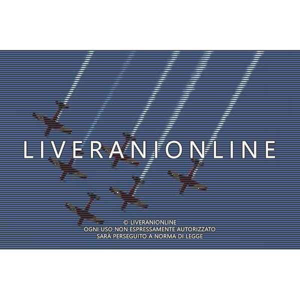 Air display. 20.03.2016. Formula 1 World Championship, Rd 1, Australian Grand Prix, Albert Park, Melbourne, Australia, Race Day. / AGENZIA ALDO LIVERANI SAS - ITALY ONLY EDITORIAL USE ONLY