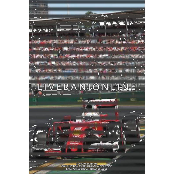 Sebastian Vettel (GER) Ferrari SF16-H. 20.03.2016. Formula 1 World Championship, Rd 1, Australian Grand Prix, Albert Park, Melbourne, Australia, Race Day. / AGENZIA ALDO LIVERANI SAS - ITALY ONLY EDITORIAL USE ONLY