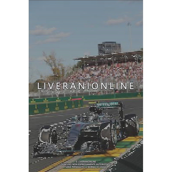 Nico Rosberg (GER) Mercedes AMG F1 W07 Hybrid. 20.03.2016. Formula 1 World Championship, Rd 1, Australian Grand Prix, Albert Park, Melbourne, Australia, Race Day. / AGENZIA ALDO LIVERANI SAS - ITALY ONLY EDITORIAL USE ONLY