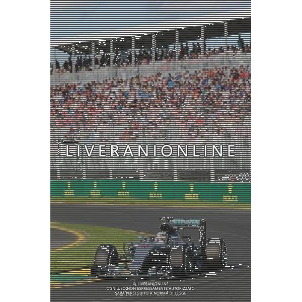 Lewis Hamilton (GBR) Mercedes AMG F1 W07 Hybrid. 20.03.2016. Formula 1 World Championship, Rd 1, Australian Grand Prix, Albert Park, Melbourne, Australia, Race Day. / AGENZIA ALDO LIVERANI SAS - ITALY ONLY EDITORIAL USE ONLY